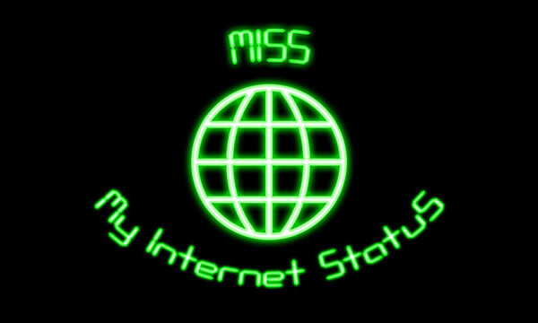 my internet status